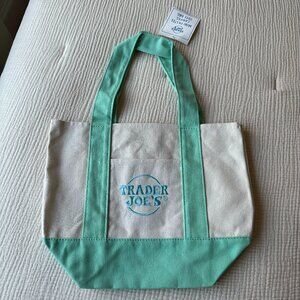 Trader Joe's Mini Canvas Tote LIMITED EDITION